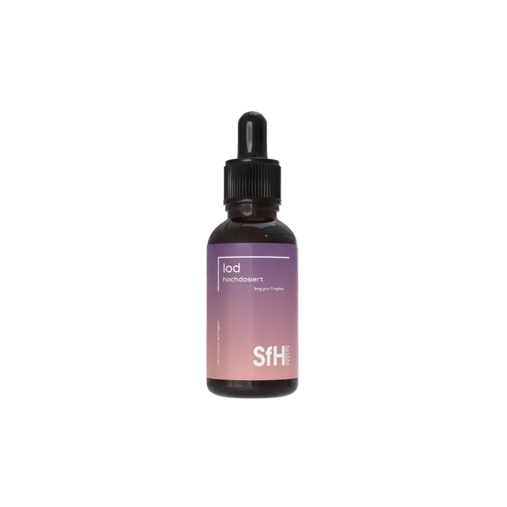 Jod von Science for Health – Pipettenflasche mit Jodtropfen (1 mg Jod pro Tropfen)