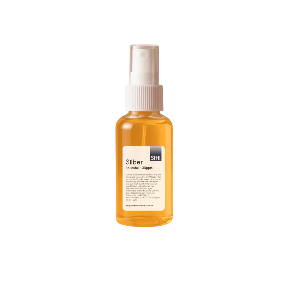 Kolloidales Silber von Science for Health, 30 ppm, 100 ml